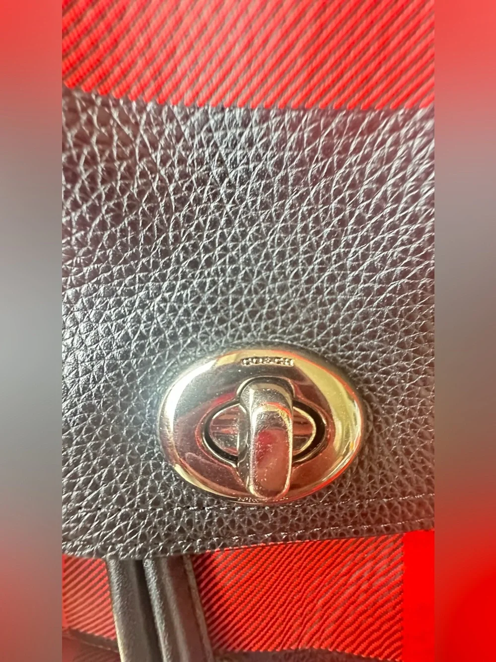 Coach Turnlock Tie Rucksack Backpack